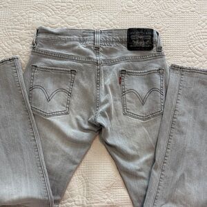 Levi's red tab Light Gray Slim 511 Straight skinny Men's Jeans 29w30